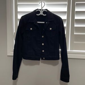 PrettyLittleThing Black Jean Jacket